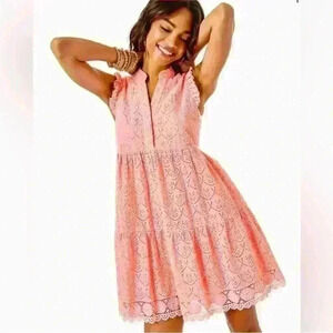 Lilly Pulitzer Briela Eyelet Swing Dress. Size XS